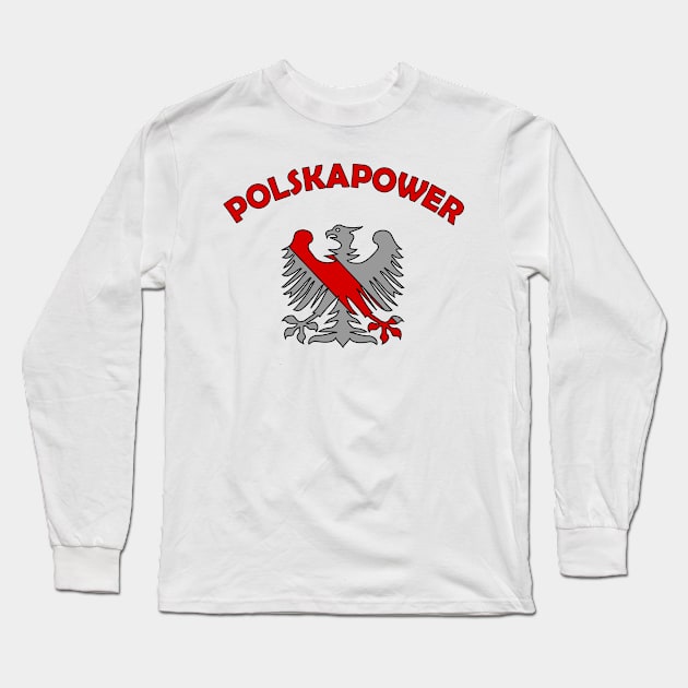 The Polska Power Long Sleeve T-Shirt by Karpatenwilli